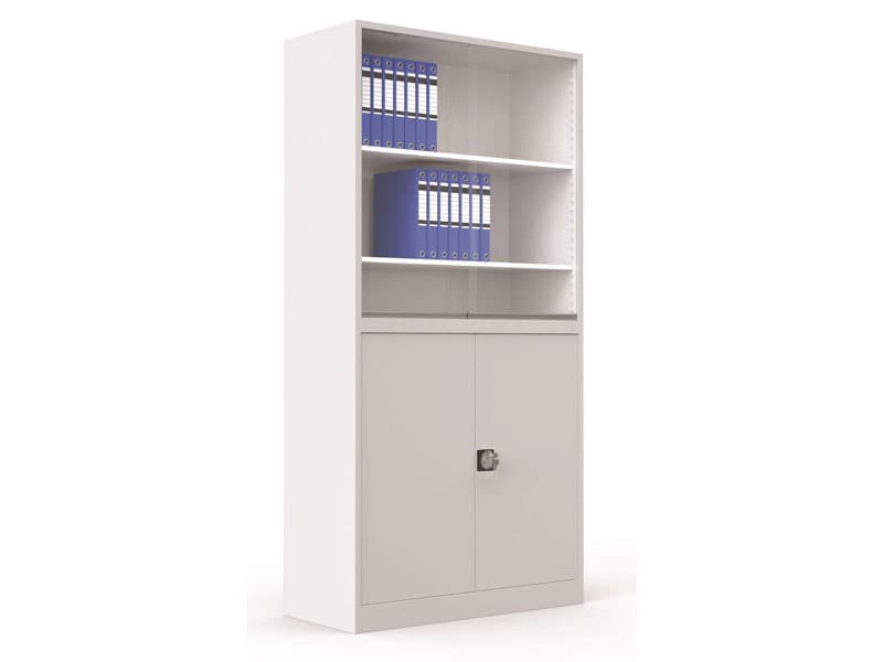 WD-STORE-03 Tambour Space-Saving Sliding Door Storage Unit - Angle 2